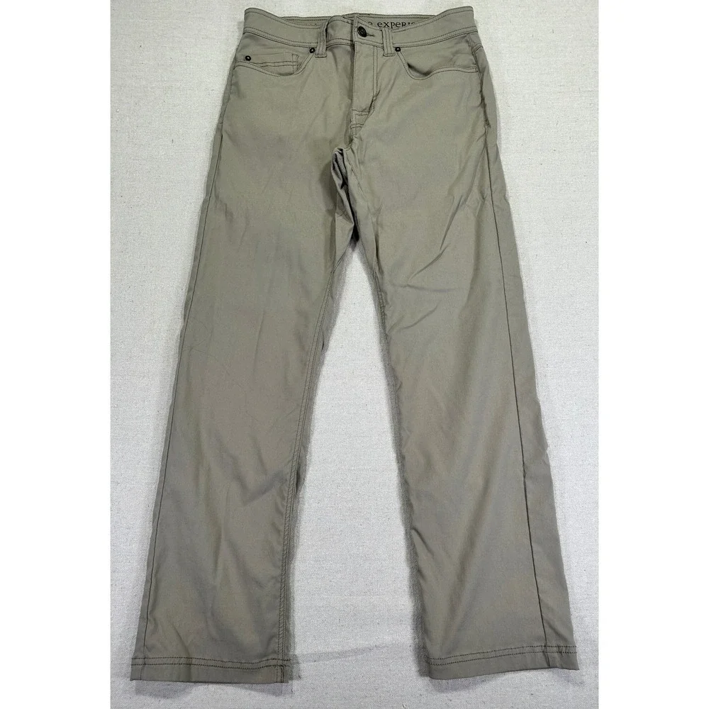Prana Men's 30 Slim Fit Outdoor Hiking‎ Pants Khakis Fishing Hunting Packable